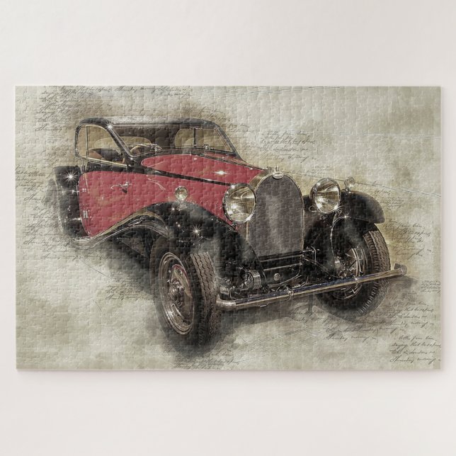 Puzzle Voiture antique (Horizontal)