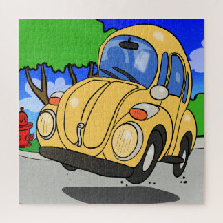 Puzzle Voiture Carton mignonne