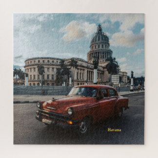 Puzzle Voiture Classique Vintage La Havane Cuba
