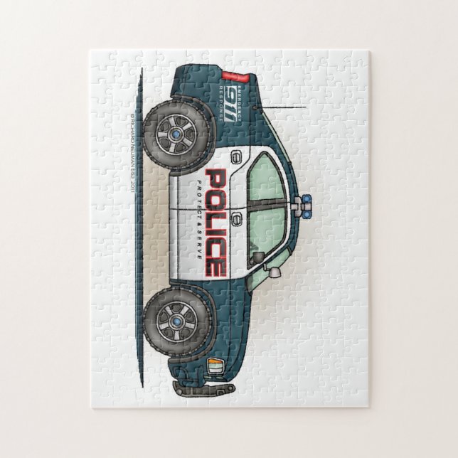 Puzzle Voiture de cannette de fil de voiture (Vertical)