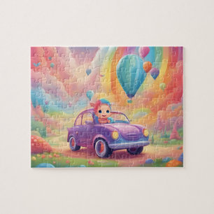 Puzzle Voiture de jouet couleur mignonne