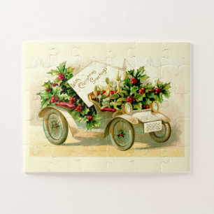 Puzzle Voiture de Noël Vintage