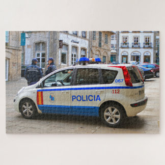 Puzzle Voiture de police, Santiago de Compostela, Espagne