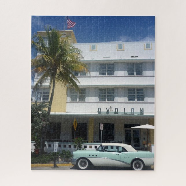 Puzzle voiture d'hôtel miami (Vertical)