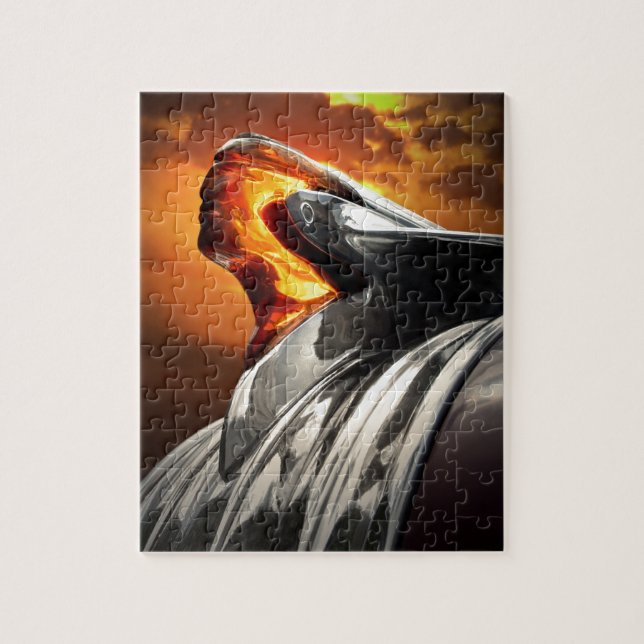 Puzzle Voiture en chef de classique de Pontiac Chieftain (Vertical)