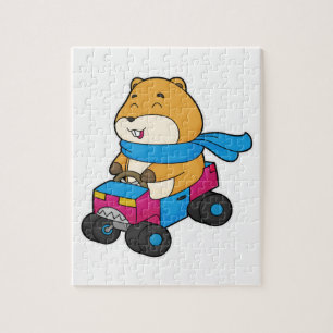 Puzzle Voiture Hamster