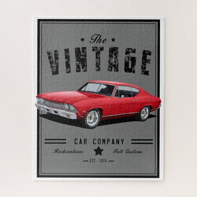 Puzzle Voiture Vintage Chevelle (Vertical)