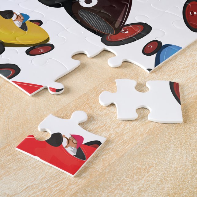 Puzzle Voitures de course vintage (Côté)