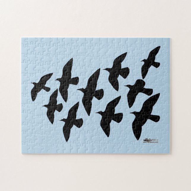 Puzzle Vol de pigeons (Horizontal)