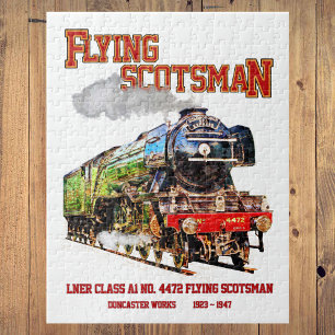 Puzzle Volant Scotsman Steam Train Anglais Locomotive