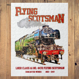 Puzzle Volant Scotsman Steam Train Anglais Locomotive