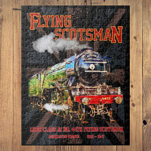 Puzzle Volant Scotsman Steam Train Anglais Locomotive