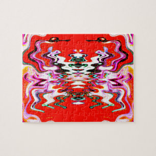 Puzzle volcan Alien