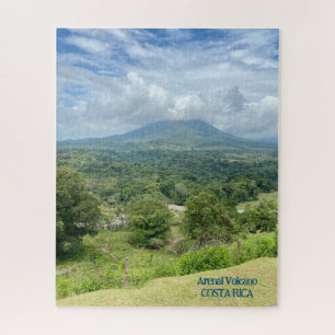 Puzzle Volcan Arenal dans les nuages Costa Rica Jigsaw Pu