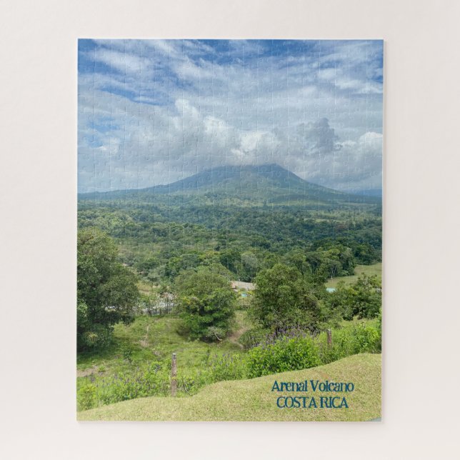 Puzzle Volcan Arenal dans les nuages Costa Rica Jigsaw Pu (Vertical)