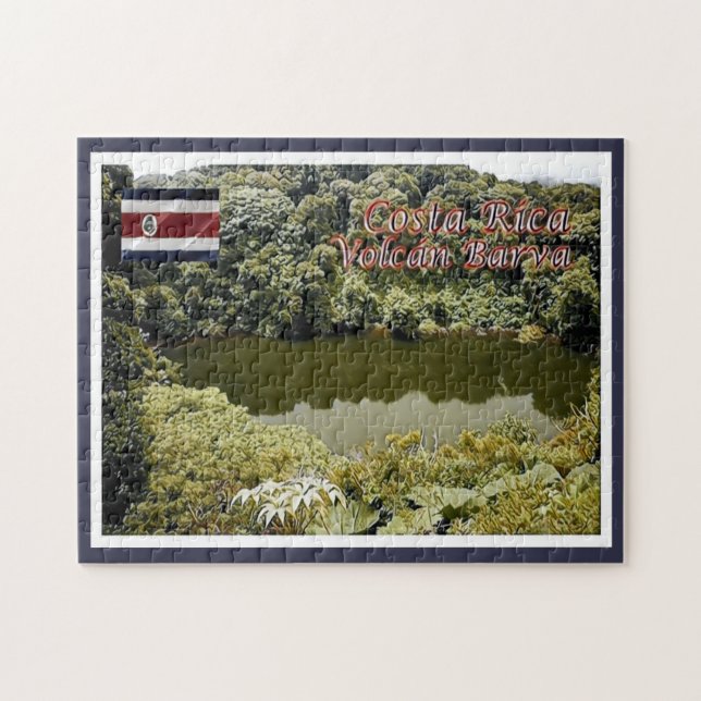 Puzzle Volcan Barva - Costa Rica - (Horizontal)