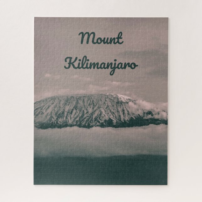 Puzzle Volcan du Kilimandjaro en Tanzanie Afrique (Vertical)