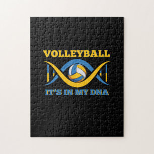 Puzzle Volleyball Player   Volleyball It Is In My Dna