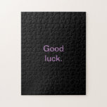 Puzzle Vos Mots Modèle Solid Noir Difficile<br><div class="desc">Pour plus de puzzles,  consultez ma collection ici : https://www.zazzle.com/collections/puzzles-119365910668886310?rf=238930530889665547</div>
