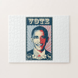 PUZZLE VOTE D'OBAMA DE RAYONS - .PNG