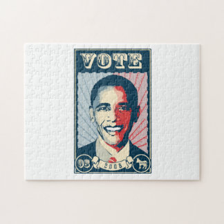 PUZZLE VOTE D'OBAMA DE RAYONS - .PNG
