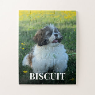 Puzzle Votre chien Nom Photo Chien personnalisé