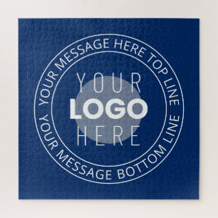 Puzzle Votre logo et texte circulaire personnalisable   B