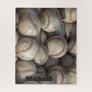 Puzzle Votre nom Gros plan Baseball - Sport Art Photo