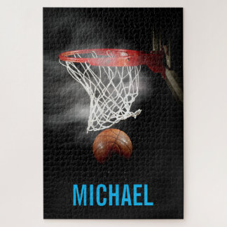 Puzzle Votre nom personnalisable Basketball Artwork Pop A