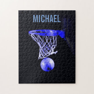 Puzzle Votre nom personnalisable Basketball Artwork Pop A