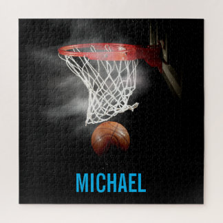 Puzzle Votre nom personnalisable Basketball Artwork Pop A