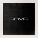 Puzzle Votre nom | Texte personnalisable stylisé Cool<br><div class="desc">Nom ou mot modifiable de votre choix.</div>