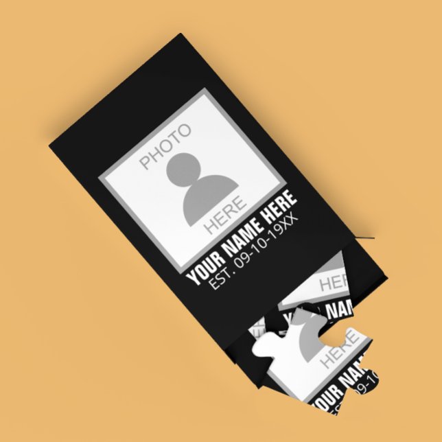 Puzzle Votre photo ici Nom et âge (Créateur téléchargé)