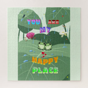 Puzzle Vous êtes mon endroit heureux