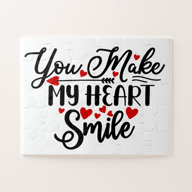 Puzzle Vous Faites Sourrir Mon Coeur (Horizontal)