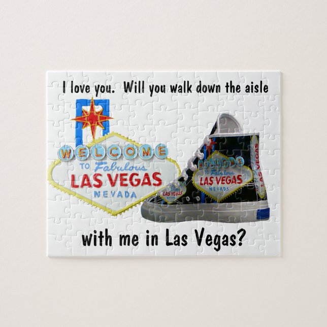 Puzzle Vous m'épouserez à Las Vegas (Horizontal)