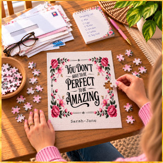 Puzzle Vous n'avez pas besoin d'être parfait pour être in