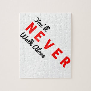 Puzzle vous ne marcherez seul jamais