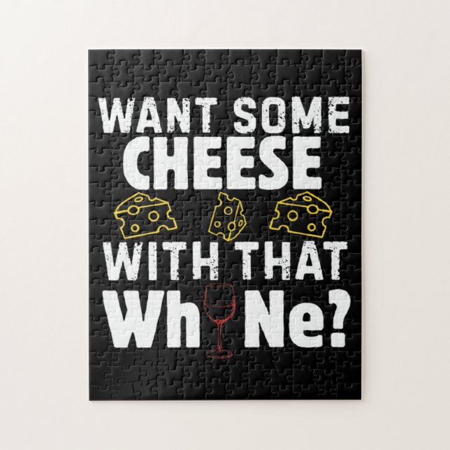 Puzzle Vous voulez du fromage avec ce vin ? (Vertical)