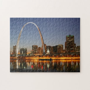 Puzzle Voûte de passage St Louis Mississippi la nuit
