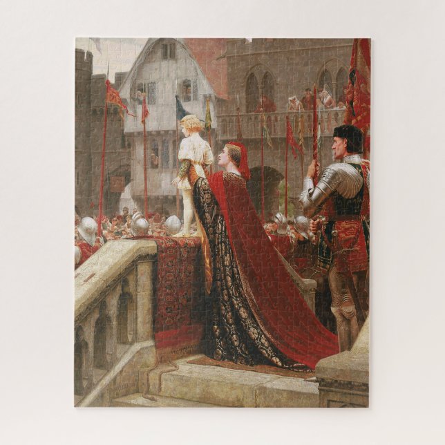 Puzzle Vox Populi, c. 1904 by Edmund Blair Leighton (Vertical)