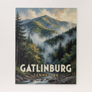 Puzzle Voyage à Gatlinburg Tennessee dans les montagnes S
