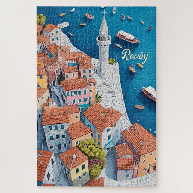 Puzzle Voyage à Rovinj Croatie (Vertical)