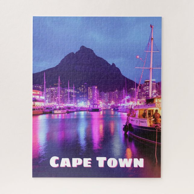 Puzzle Voyage au Cap Town Vintage Rétro (Vertical)