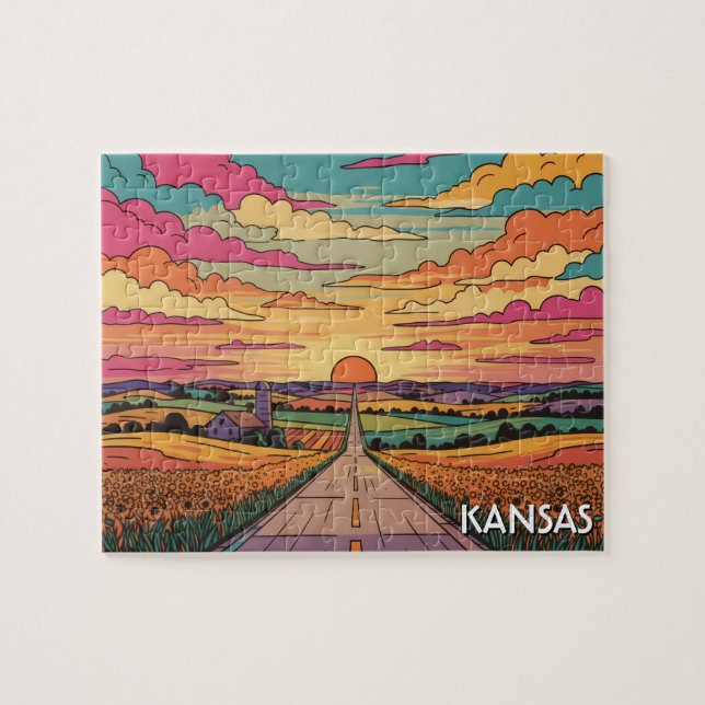 Puzzle Voyage au Kansas (Horizontal)