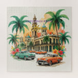Puzzle Voyage Cuba vintage - Salutations de La Havane<br><div class="desc">Publicité Vintage voyage et touristique - Cuba</div>