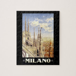 Puzzle Voyage de Milan Vintage