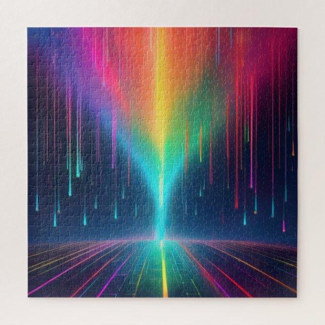 Puzzle Voyage en goutte arc-en-ciel (Vertical)