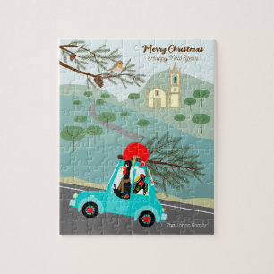 Puzzle Voyage festif de Noël du coq portugais