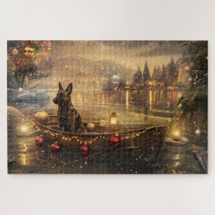 Puzzle Voyage festif de Noël du Malinois belge